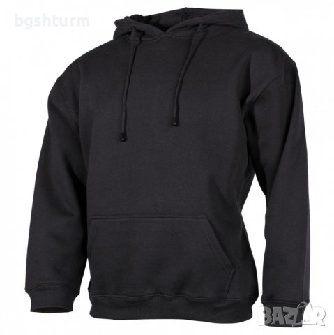 СУИЧЪР С КАЧУЛКА, 340 G/M², ЧЕРЕН