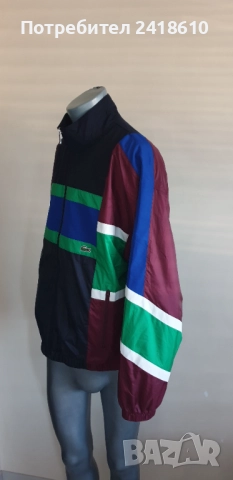 Lacoste Blouson Full Zip Multi Mens Size 6 - XL НОВО! ОРИГИНАЛ! Мъжко Горнище с цял Цип!, снимка 8 - Спортни дрехи, екипи - 51572295