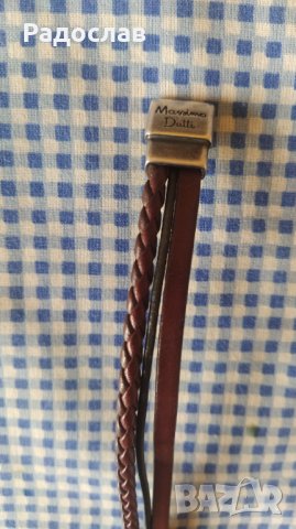оригинална кожена гривна Massimo Dutti, снимка 6 - Гривни - 43740342