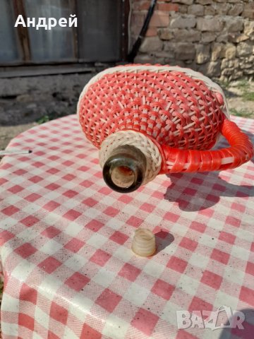 Стара плетена дамаджана #3, снимка 5 - Антикварни и старинни предмети - 33663633