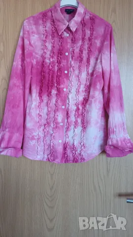 Розова риза Gant M, снимка 2 - Ризи - 48739865