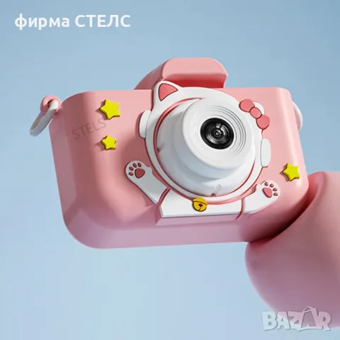 Детска камера STELS X300 със Селфи снимки, Full HD видео и игри, снимка 7 - Образователни игри - 49809260