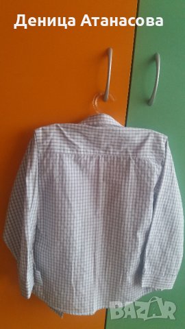 Сив пуловер, карирана ризка, елек без ръкав, сиви дънки, ватиран панталон, зимно яке Ino boy 110/116, снимка 7 - Детски панталони и дънки - 31279140