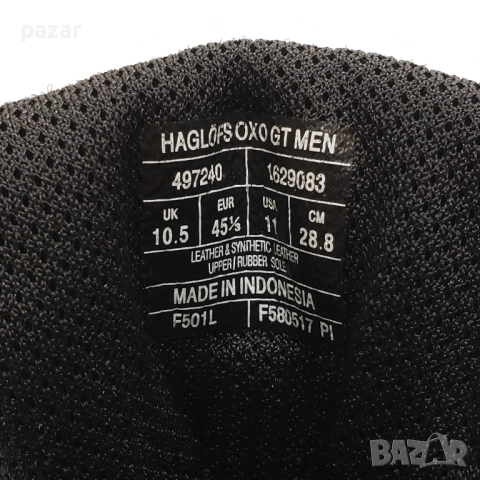 HAGLOFS OXO GT GTX Gore-Tex High Waterproof Мъжки Туристически Ботуши Боти 45-45.5, снимка 10 - Мъжки боти - 52288526