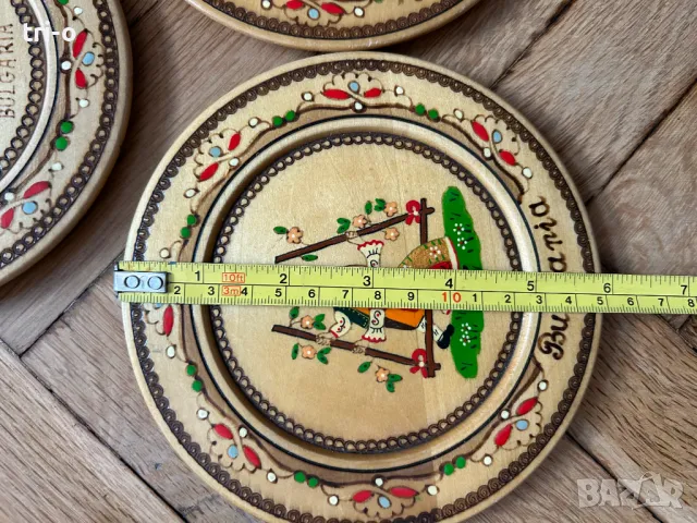 Декоративни дървени чинии пирография и рисунка на стойка, снимка 9 - Други - 48974511