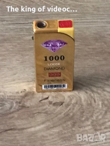 Метална златиста запалка против вятър, снимка 2 - Запалки - 52373187