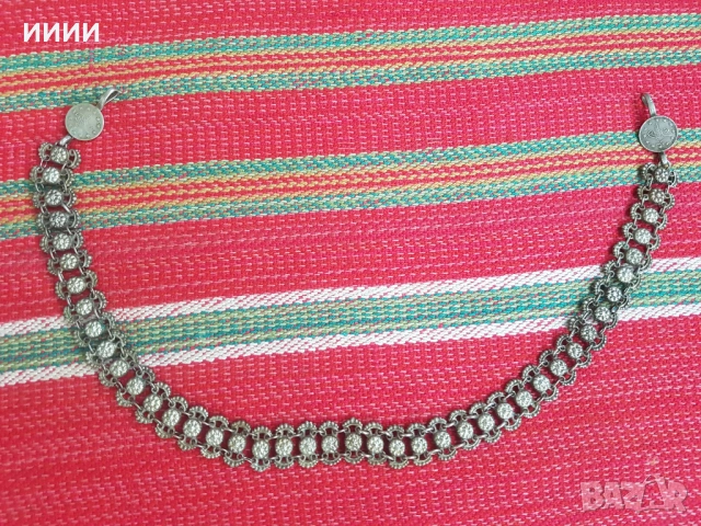 Сребърен кордон ланец