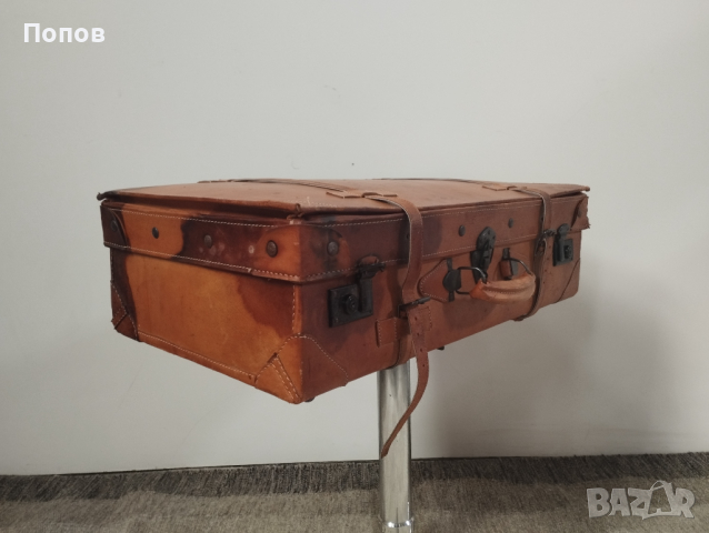 Колекция от стари кожени куфари, снимка 18 - Куфари - 44846772