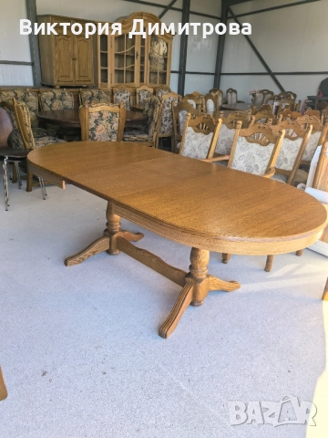 Разтегателна трапезна маса , снимка 7 - Маси - 52969444