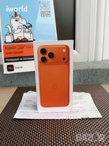 НОВ❗️ 24М ГАРАНЦИЯ❗️ iPhone 17 Pro Max ❗️Лизинг от 49€/мес ❗️Cosmic ORANGE❗️256, снимка 5 - Apple iPhone - 53382357