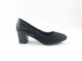 Дамски обувки с широк ток, снимка 1 - Дамски обувки на ток - 28633474