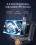 Ендоскопска камера двойна леща 4.3'' IPS екран 1080P HD  Ендоскоп бароскоп за инспекция, снимка 3