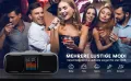 Караоке Bluetooth колонка HIUYRFS преносим комплект за деца с 2 безжични микрофона LED светлина, снимка 9
