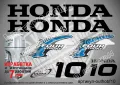HONDA 25 hp Хонда извънбордови двигател стикери надписи лодка яхта, снимка 6