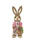 Великденска декорация, Зайче с кошница за яйца, 39 см, снимка 1 - Други - 44099876