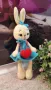 Подаръци за Св. Валентин, Плетена играчка Зайче-балерина, ръчно изработени,прекрасен подарък, снимка 2
