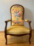 Антикварно кресло ТРАВИАТА, модел „Волтер“, снимка 1 - Антикварни и старинни предмети - 43355956
