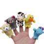 10 малки плюшени фигурки за пръсти куклен театър животни, снимка 6