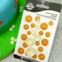 6 бр пластмасови релефни тичинки  за цветя форми резци печати фондан тесто украса и декорация торта , снимка 2