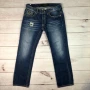 $138 Мъжки дънки Rivet De Cru Men's 32x33 Straight Leg Jeans Distressed, снимка 10