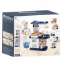 Кухня със светещи котлони, реалистични звуци и течаща вода-38 см Детска играчка сглобяема оборудвана, снимка 4