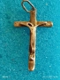 Сребърен кръст висулка майсторска ръчна изработка 52467, снимка 3
