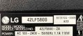 Мейнборд LG 42LF580-ZA EAX65610905 (1.0) 100% работещ, снимка 1