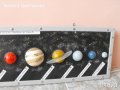 Модел на слънчевата система ръчно рисуван, снимка 3