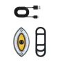 Задна LED стоп светлина за велосипед колело QIXUN EYE, USB, 30 лумена, снимка 9