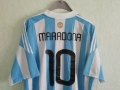 Аржентина Марадона оригинална тениска фланелка Maradona Argentina Adidas 2XL , снимка 2