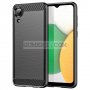 Samsung Galaxy A03 Core Противоударен Силиконов Гръб - Карбон, снимка 1