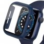 Матов Кейс + Стъклен Протектор за Apple Watch 6 SE 5 4 40mm 44mm 3D 5D, снимка 7