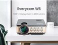 ANIMABG Smart Android Мултимедиен HD LED проектор W5 с резолюция на сензора 1280 x 720p HDMI WiFi FU, снимка 3