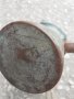 Старо медно джезве с желязна дръжка, снимка 4