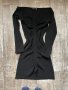 Нова елегантна ежедневна акрил  черна еластична фабрично плетиво плетка  рокля рипс , снимка 9