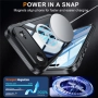 iPhone Air Магнитен Калъф PC + TPU с предпазно стъкло, снимка 5