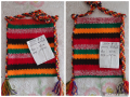 Торба, ръчно плетиво, етно стил, за народна носия, декорация , снимка 2