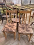4 дървени трапезни столове , снимка 1
