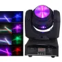 Диско ефект с двойна движеща се глава 4 LED + 1 LED - 50W RGBW, снимка 3