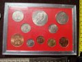 Лот,гланц,UNC,Англия,1965-67, Чърчил, монети, снимка 4