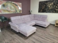 ПРОМОЦИЯ!!! П- образен ъглов диван от плат MM-ZE1162 - цвят люляк, снимка 2