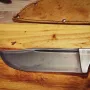 Ловен нож масивен с дръжка от еленов рог, снимка 7