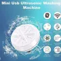 Мини пералня ултразвукова турбинна преносима, снимка 2