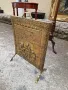 Уникално антикварно английско бронзово пано решетка за камина  , снимка 5