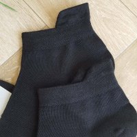 2184 Черни спортни чорапи за маратонки, снимка 3 - Мъжки чорапи - 33004737