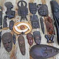 Африкански маски/статуетки, снимка 16 - Други ценни предмети - 36560867