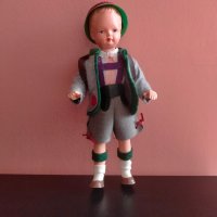 Колекционерска кукла West Germany Celluloid 21 см, снимка 1 - Колекции - 44065155