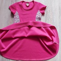 Детска рокля с къс ръкав 110, снимка 5 - Детски рокли и поли - 43468516