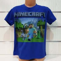 Нова детска тениска с дигитален печат MINECRAFT (Майнкрафт), снимка 6 - Детски тениски и потници - 32607613