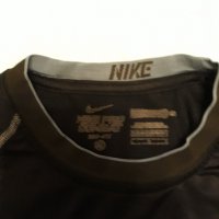 Черна маркова оригинална тениска Nike , спортна , със сиви дишащи сегменти. , снимка 7 - Тениски - 37476382